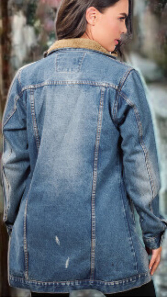 CHAQUETA JEAN CON OVEJERO JIMENA
