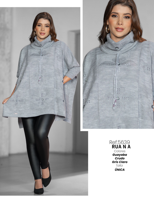 Ruana Mujer decidida ref 5639