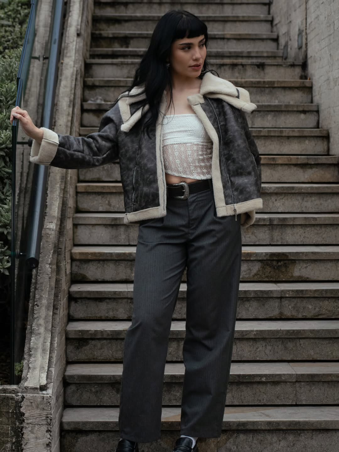 Chamarra ovejera dama