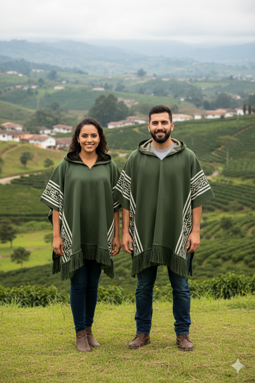 RUANA QUYCA PAREJA 170 DAMA Y CABALLERO