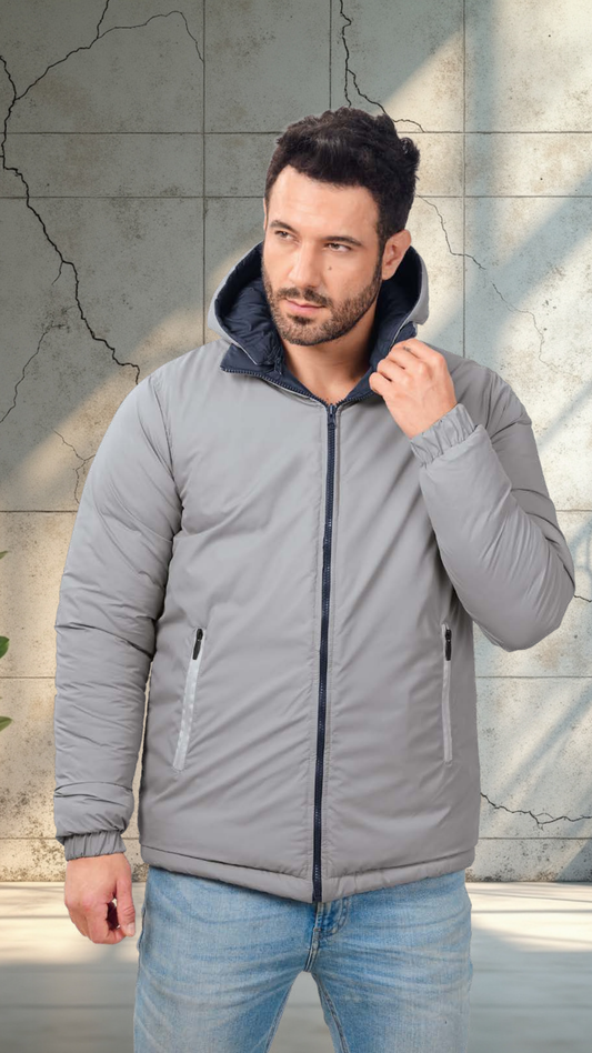 Gray helmet for bikers