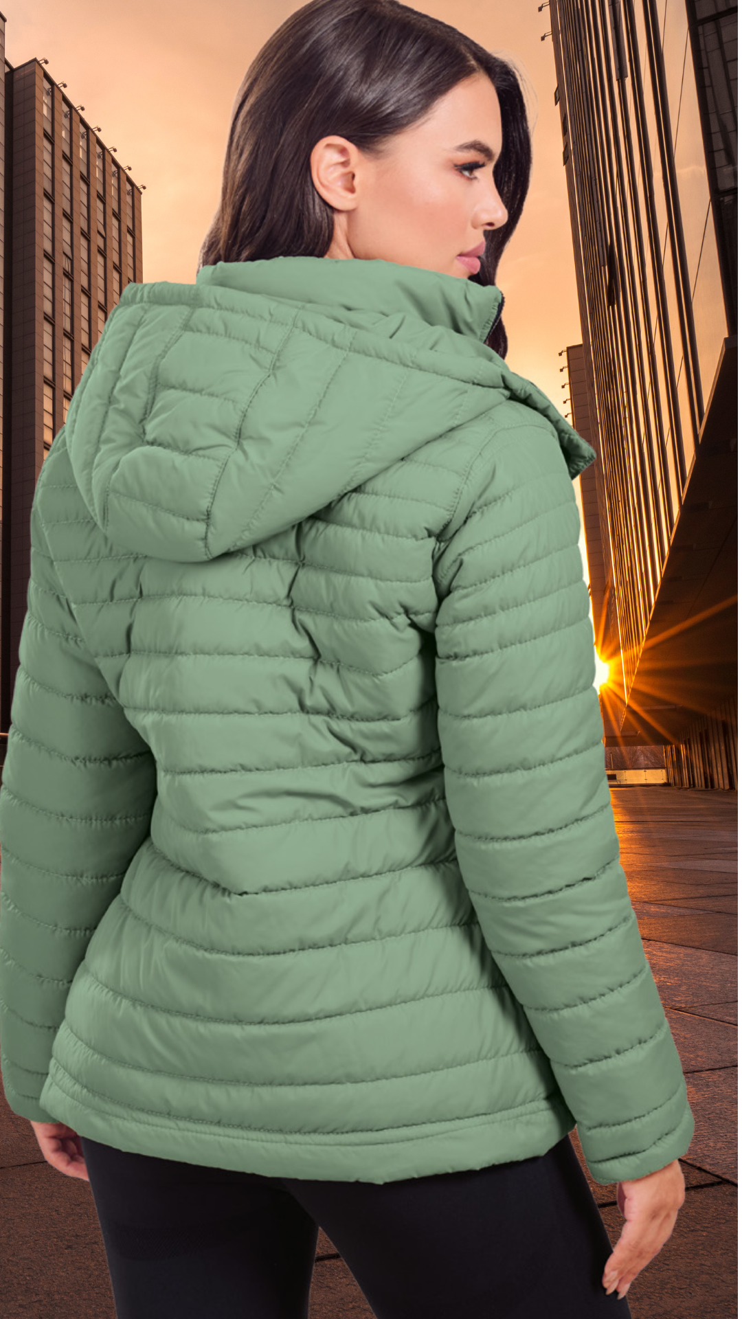 CHAQUETA DAMA CON CAPOTA 2267