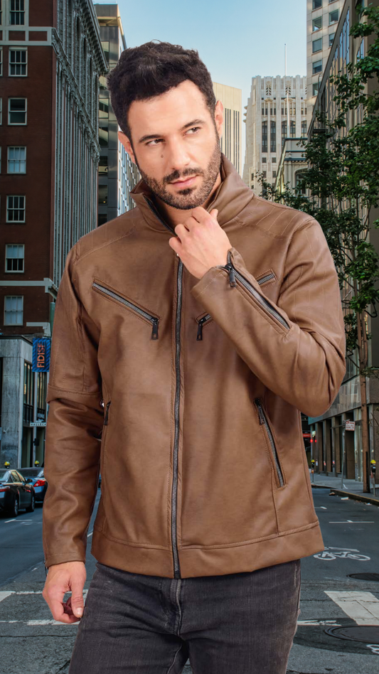 CHAMARRA CUEROTEX CABALLERO REF 2342