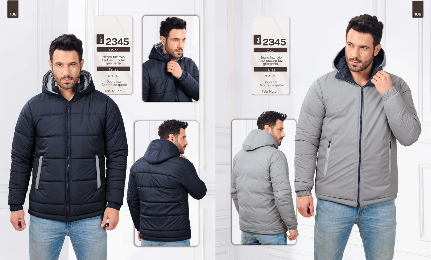 CHAQUETA DOBLE FAZ CABALLERO