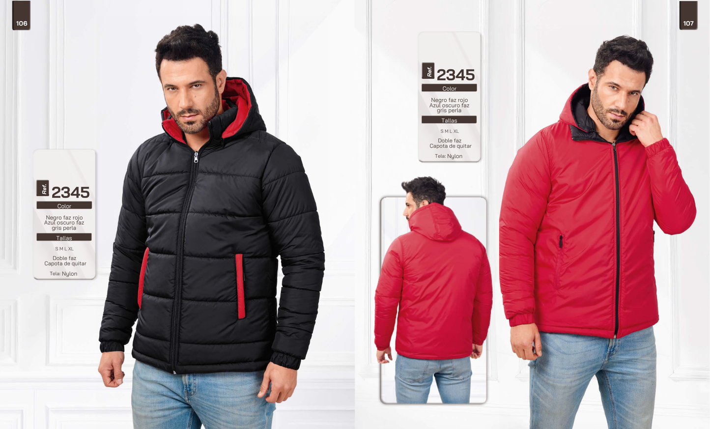 CHAQUETA DOBLE FAZ CABALLERO URBAN SWITCH