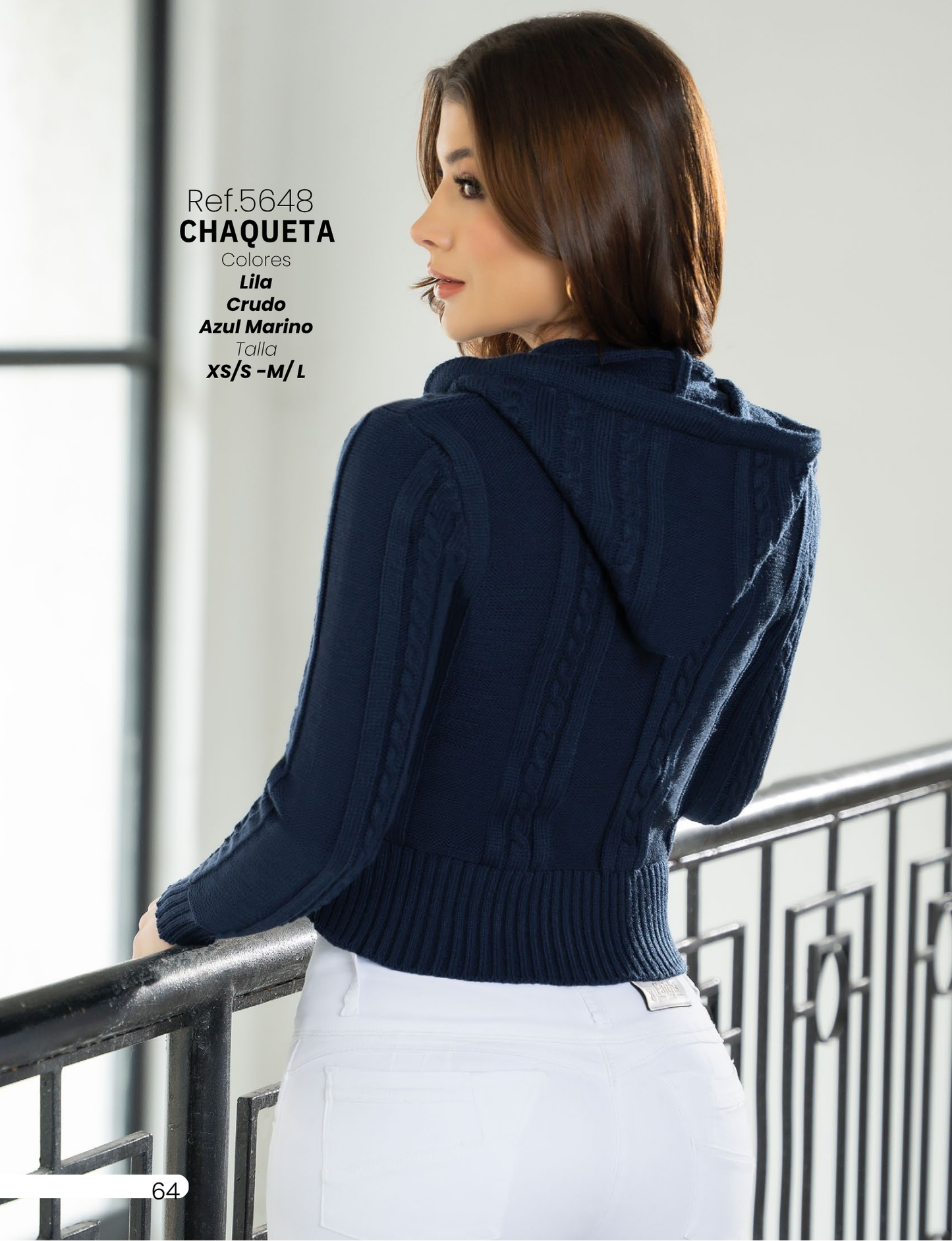 CHAQUETA EN HILO REF 5648