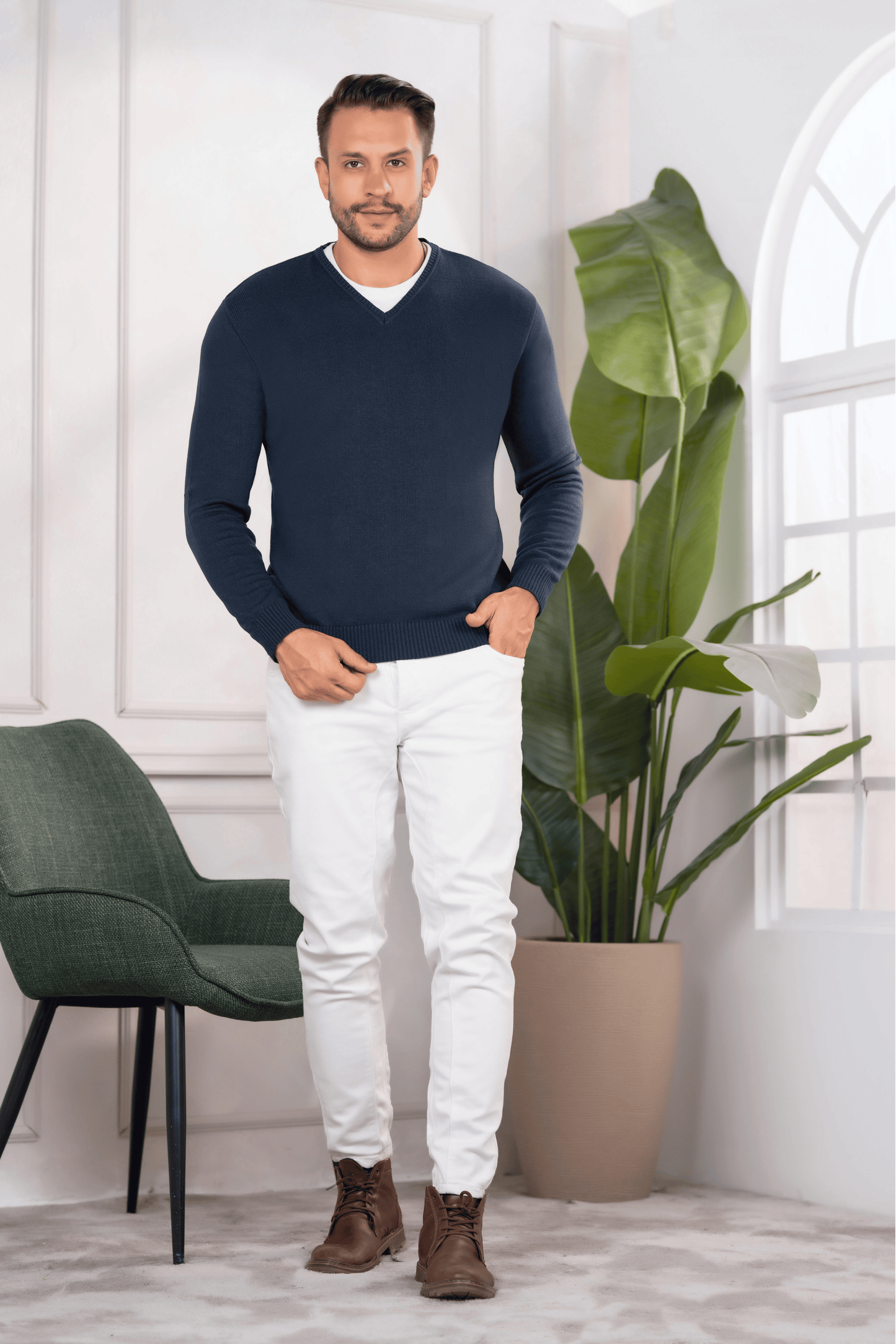 SUÉTER CABALLERO CUELLO V