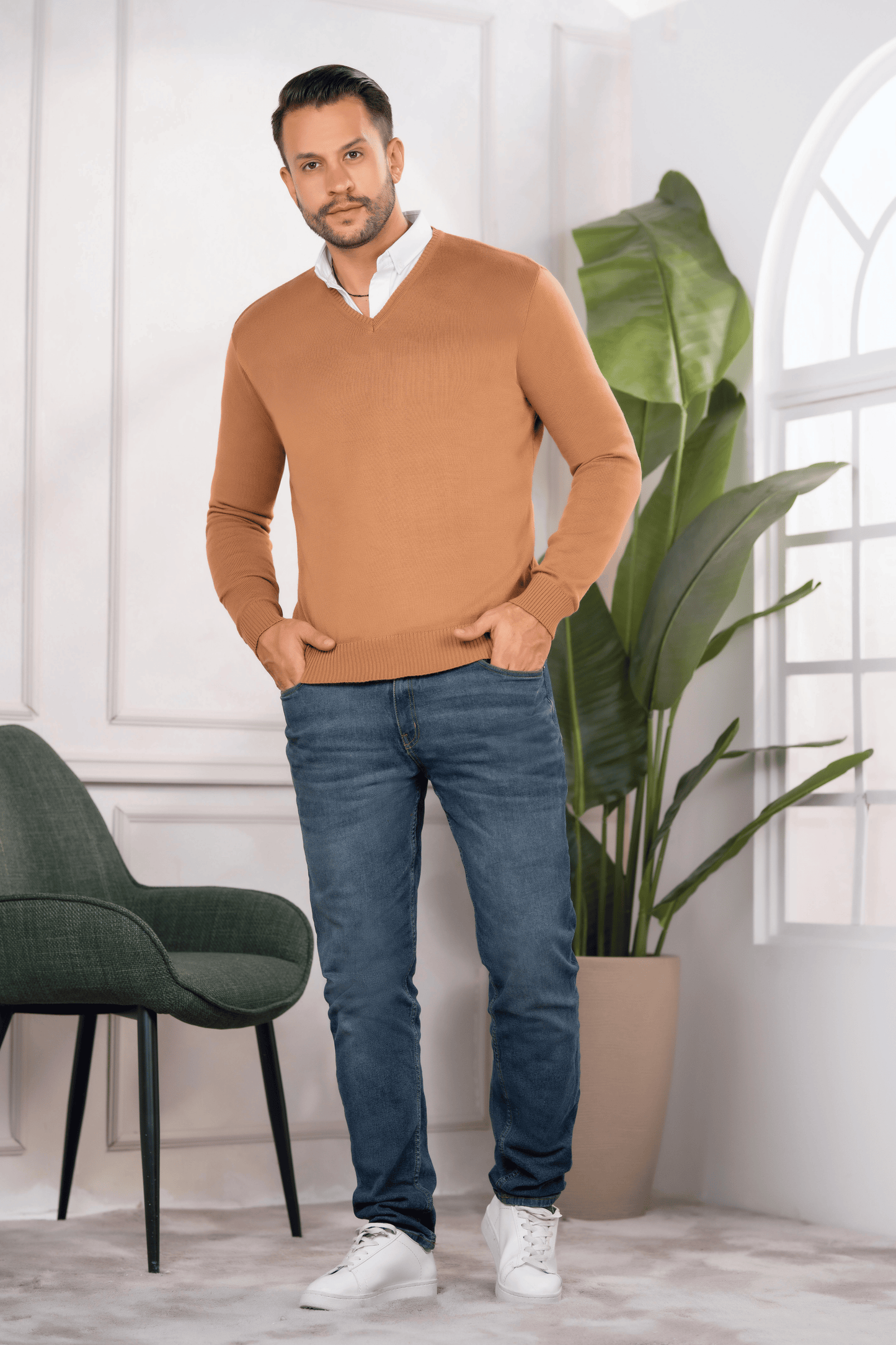 SUÉTER CABALLERO CUELLO V