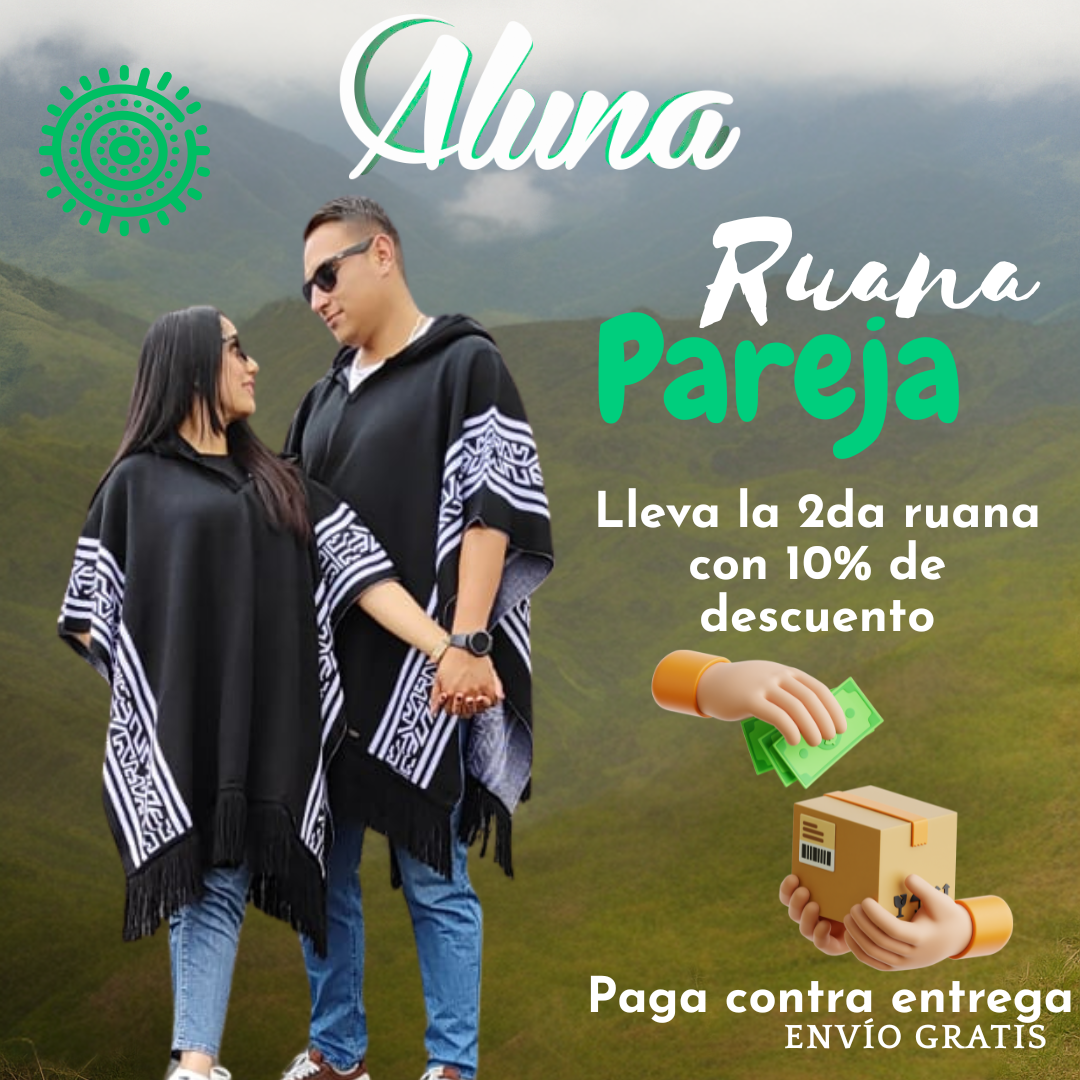 RUANA QUYCA PAREJA 170 DAMA Y CABALLERO